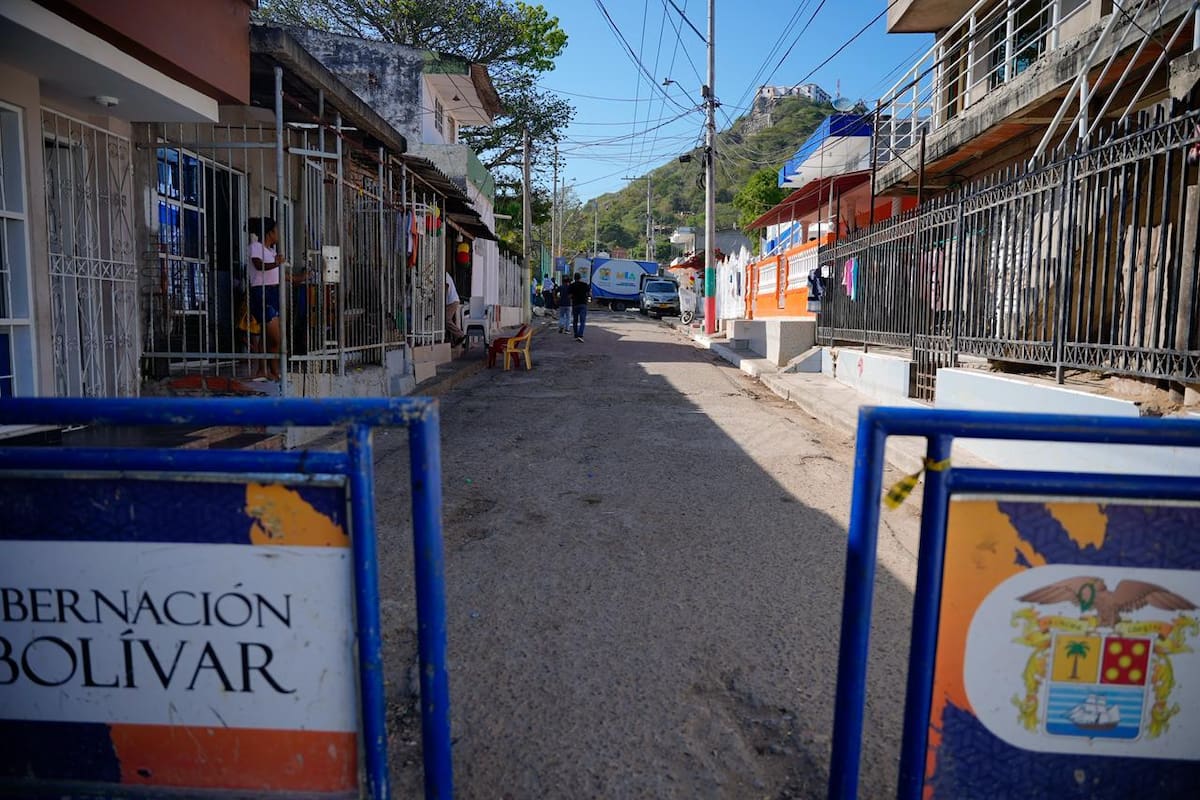 Gobernación de Bolívar arranca proyecto para pavimentar 6 calles en Las Delicias