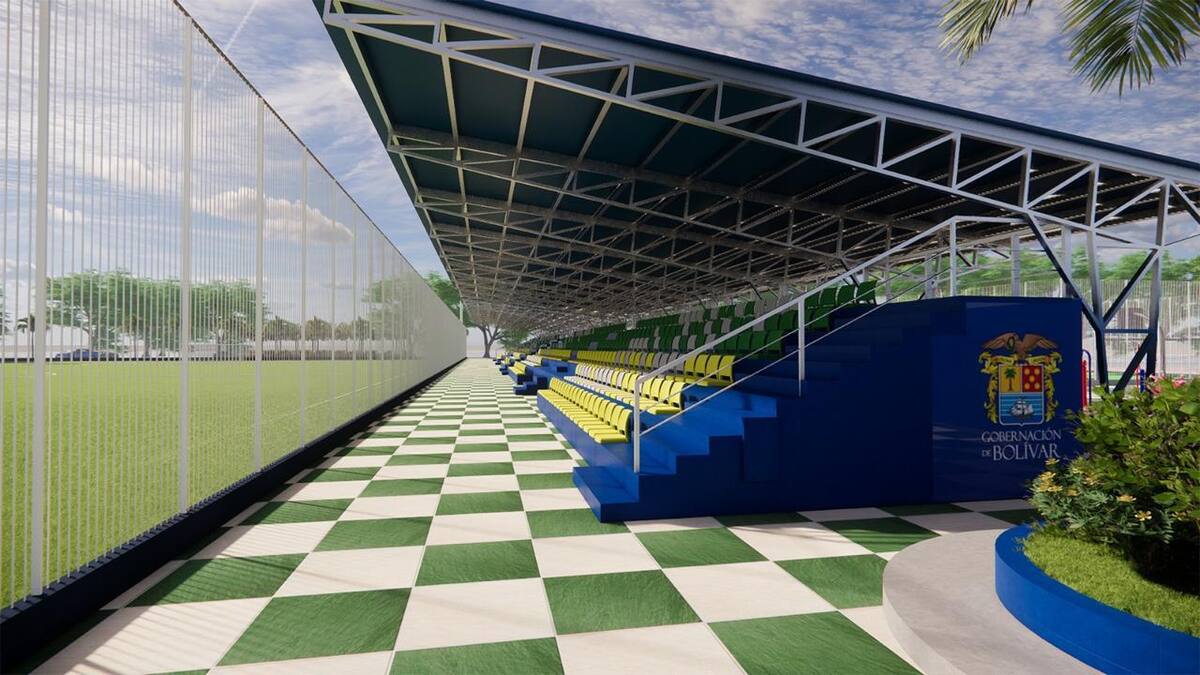 Gobernación de Bolívar adjudica tres nuevos escenarios deportivos. // Foto: cortesía