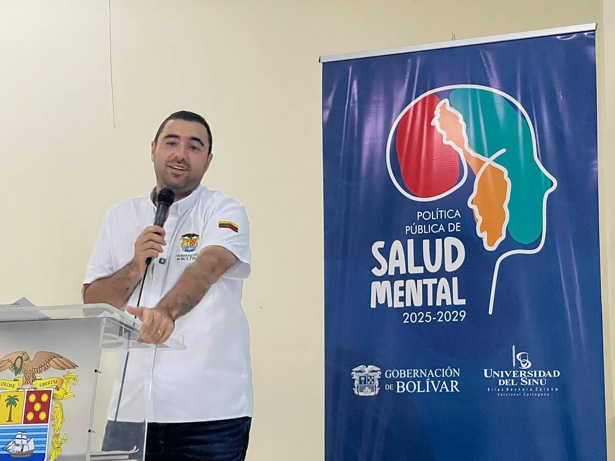 Gobernación de Bolívar lanza la línea psicosocial “Hablemos” para atender la salud mental. // Foto: cortesía