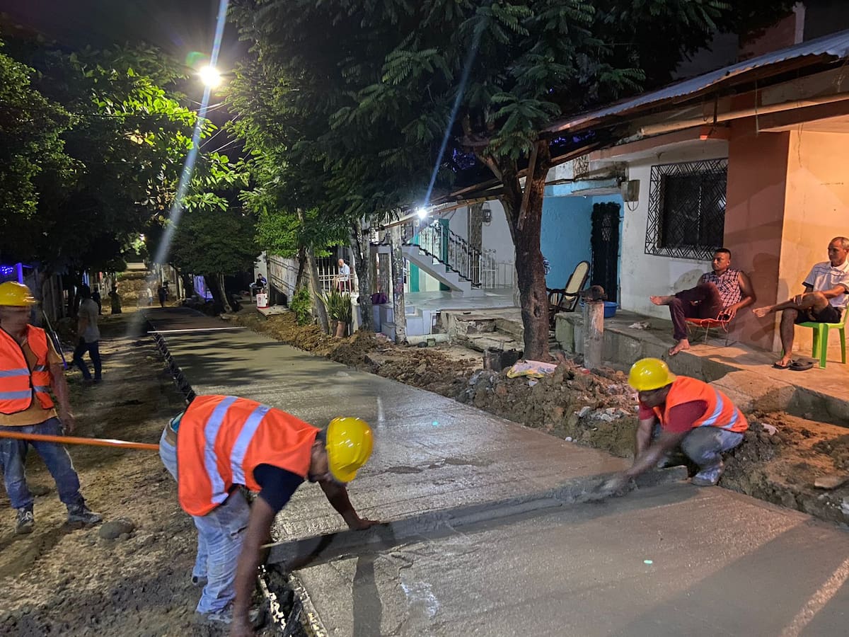 Gobernación inicia obra en San Juan. // cortesía