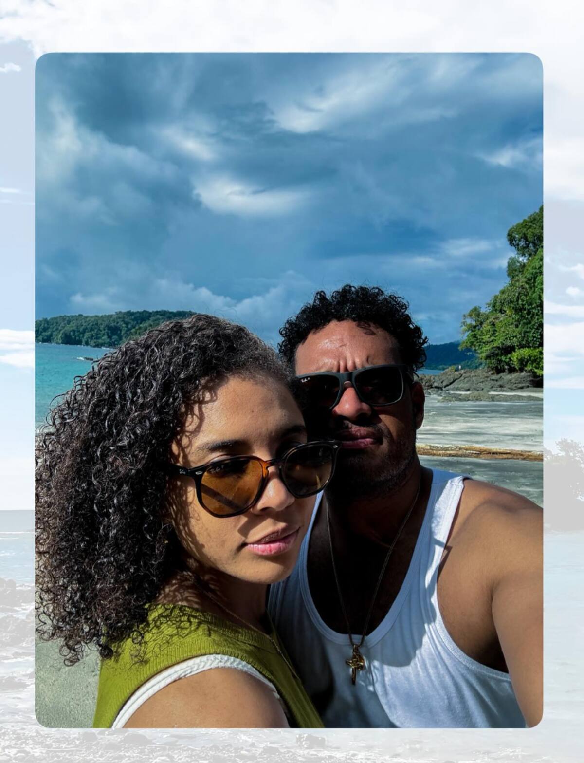 Gobernadora del Chocó y su novio. //Foto: @jhovannyarias.