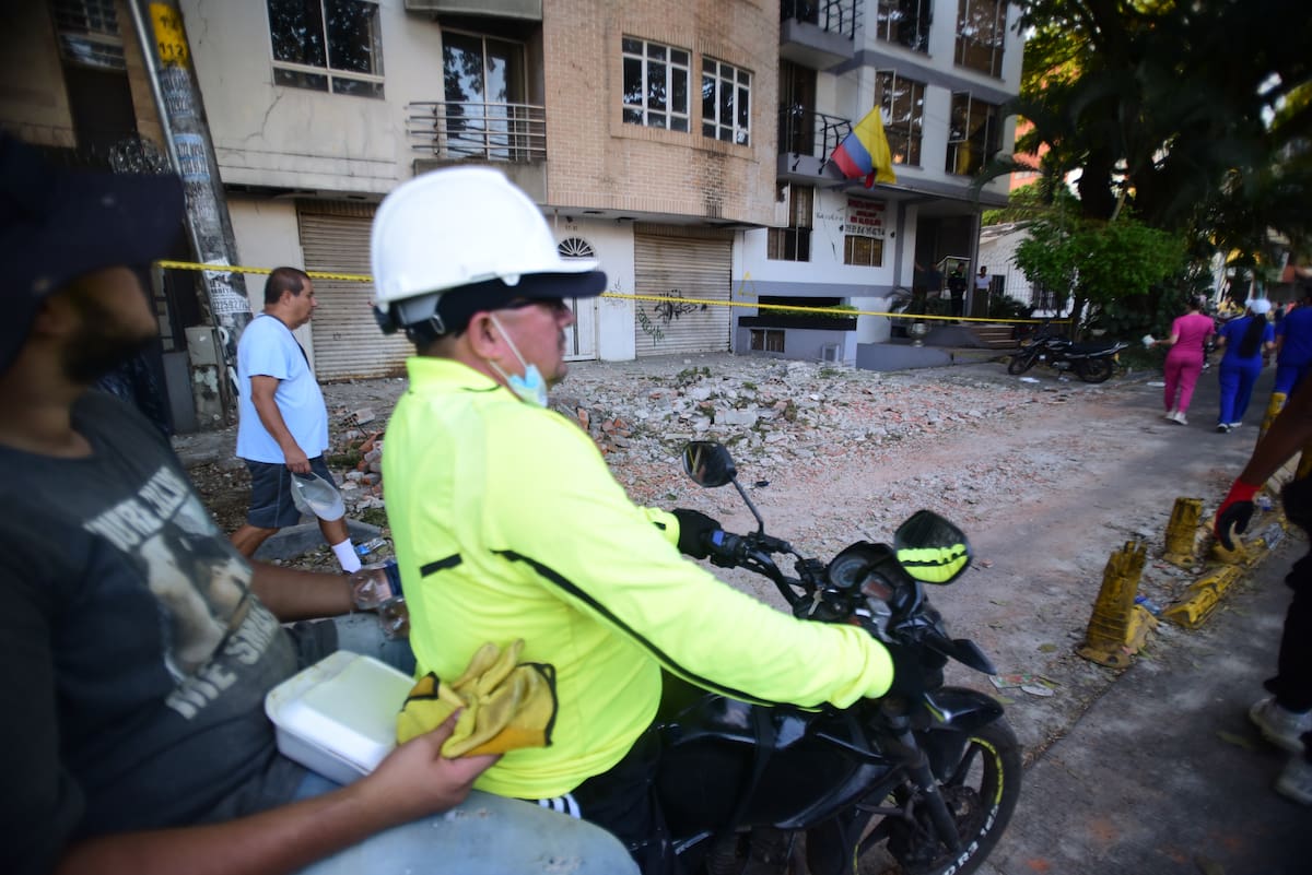 Gobierno anuncia ayudas para trabajadores afectados por terremoto en Colombia. // Foto: Colprensa.
