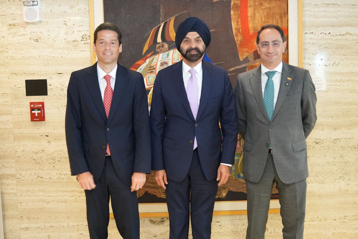 Gobierno electo fortalece alianza con el Banco Mundial en Washington. // Foto: Colprensa.