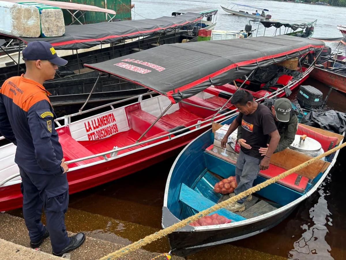 GOES y Armada despliegan operativo de seguridad en corredores fluviales del sur de Bolívar.