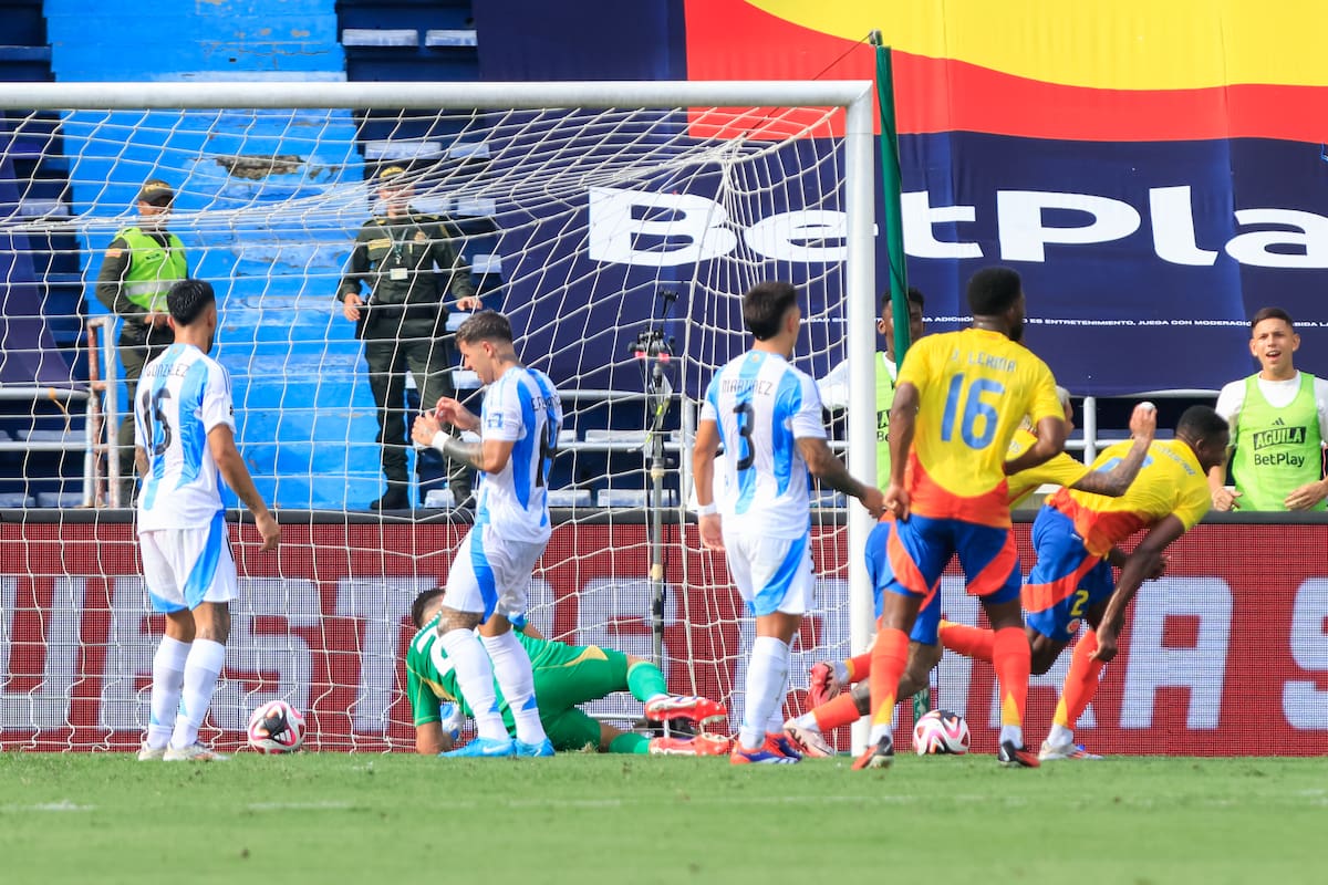 Video: así fue el gol con el que Colombia se adelantó ante Argentina