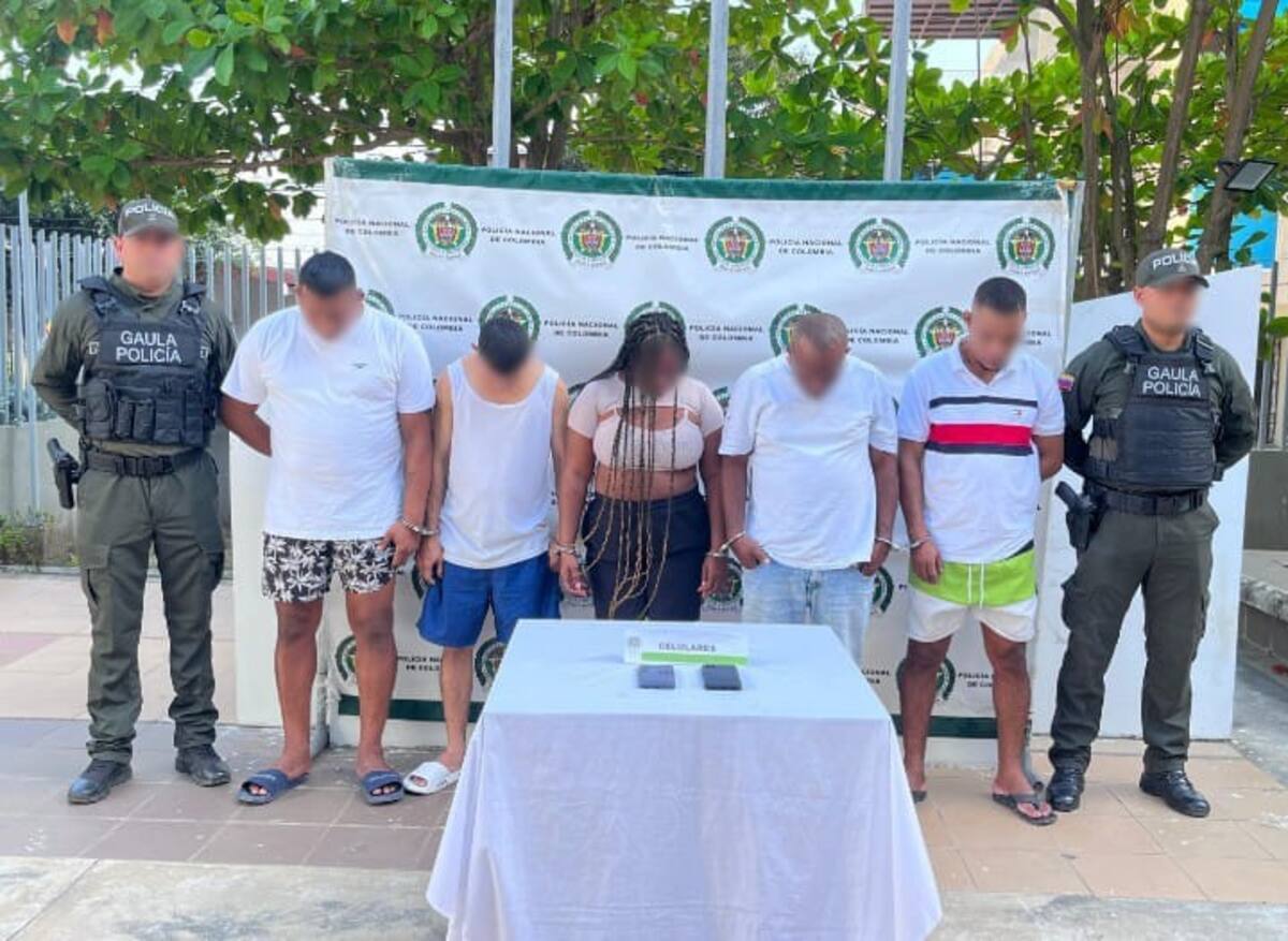 Golpe a la extorsión en Cartagena: capturan a seis presuntos miembros de “Salsas Nueva Generación”.
