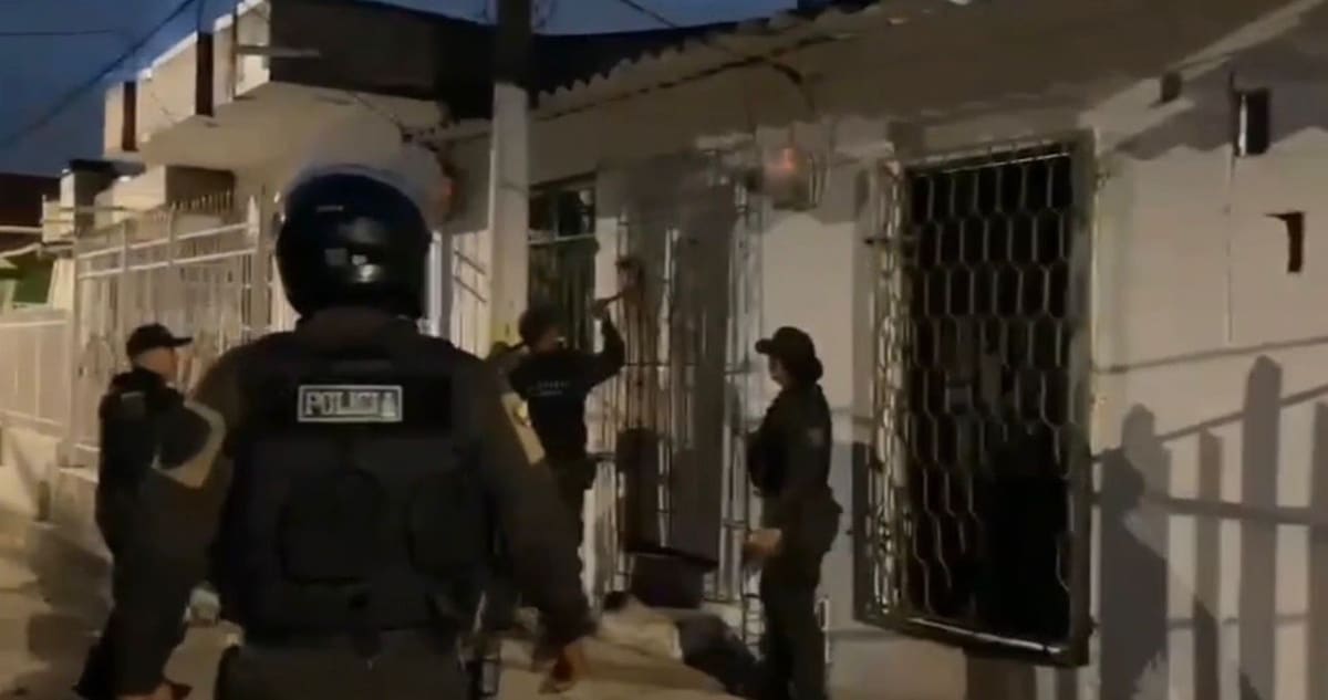 Golpe a la extorsión en Cartagena: capturan a seis presuntos miembros de “Salsas Nueva Generación”.