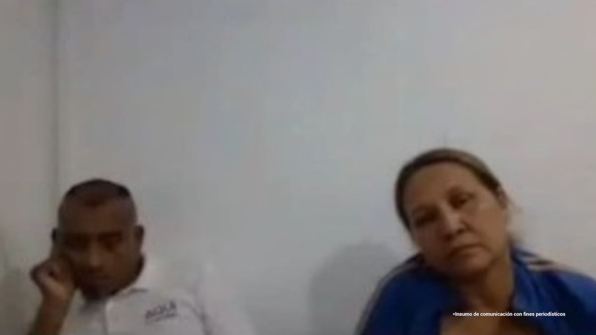 Dos de los procesados en las audiencias ante el Juez de Garantías.