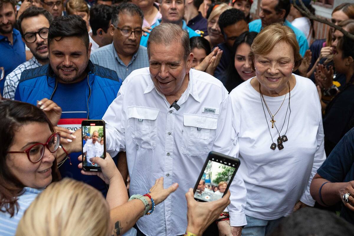 González Urrutia pide el voto en un sector de Caracas para transformar Venezuela