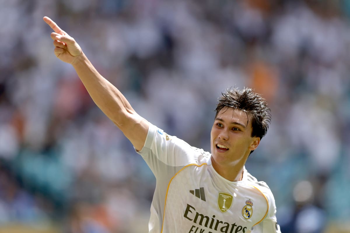 Gonzalo García inauguró el marcador para Real Madrid en el Mundial de Clubes. //Foto, EFE: Andre Coelho