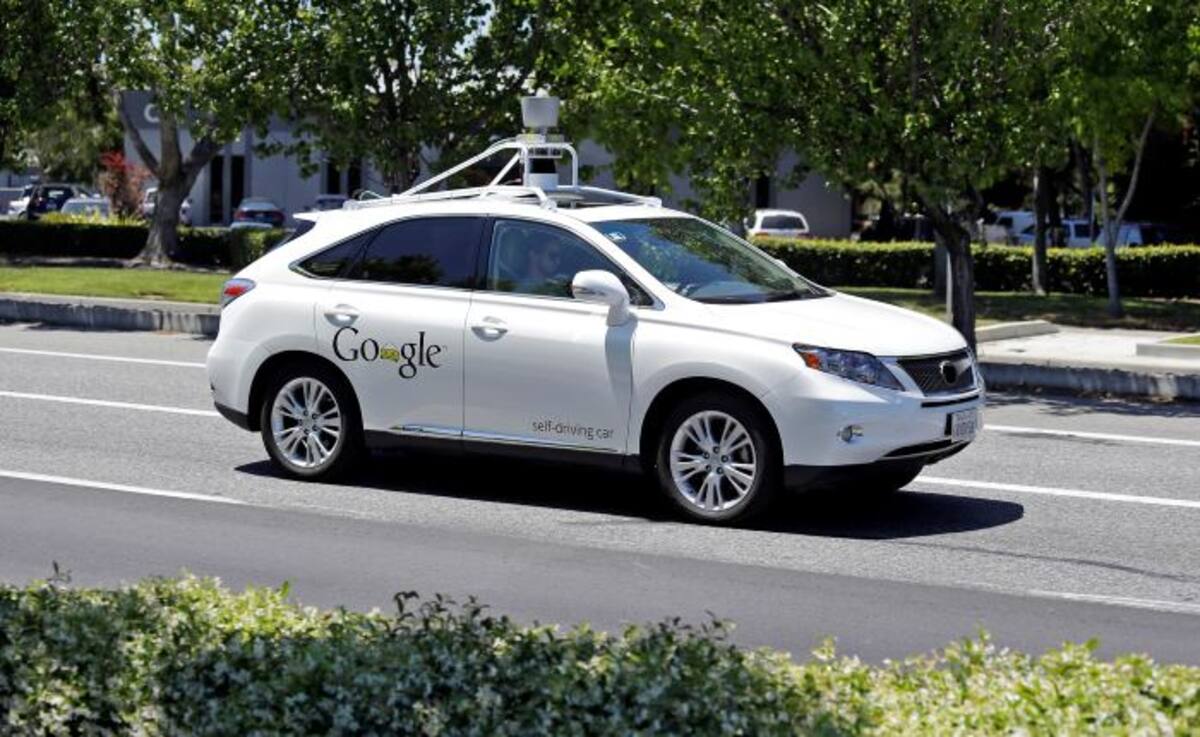 Google Self Driving Cars. AP Eric Risberg