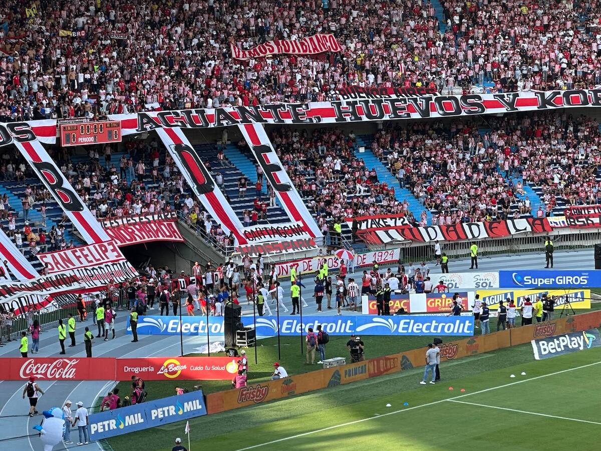 El Comité Disciplinario del Fútbol Profesional Colombiano levantó la medida de suspensión de la grada norte del Estadio Metropolitano Roberto Meléndez..//Juan M. Cantillo/El Universal.