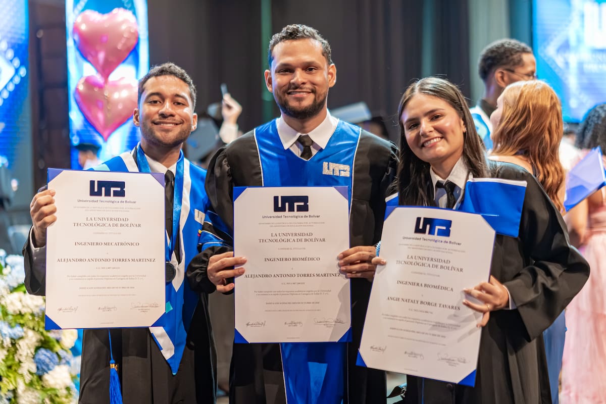Alejandro Torres, Raúl Vargas y Angie Nataly Borge.