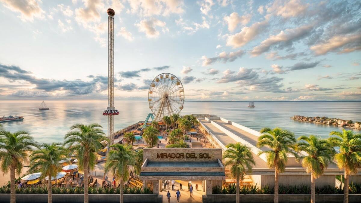 Render del Mirador del Sol. // Cortesía