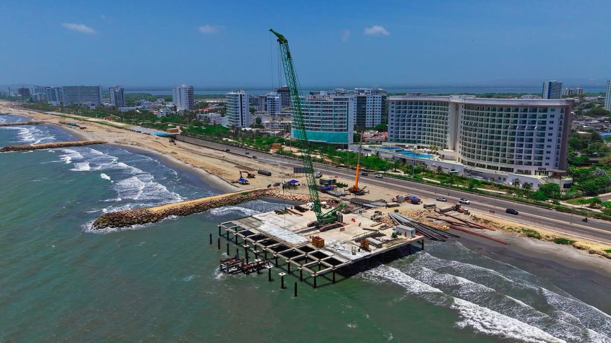 La Empresa Gran Malecón del Mar tendrá la responsabilidad de gerenciar la logística, el mantenimiento integral y el aprovechamiento comercial de este corredor costero. // Foto: Cortesía - Alcaldía de Cartagena.