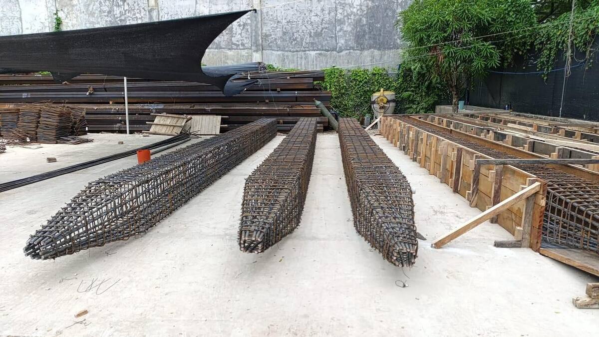 Avanzan las obras en el Gran Malecón del Rio en Magangué. // Cortesía.
