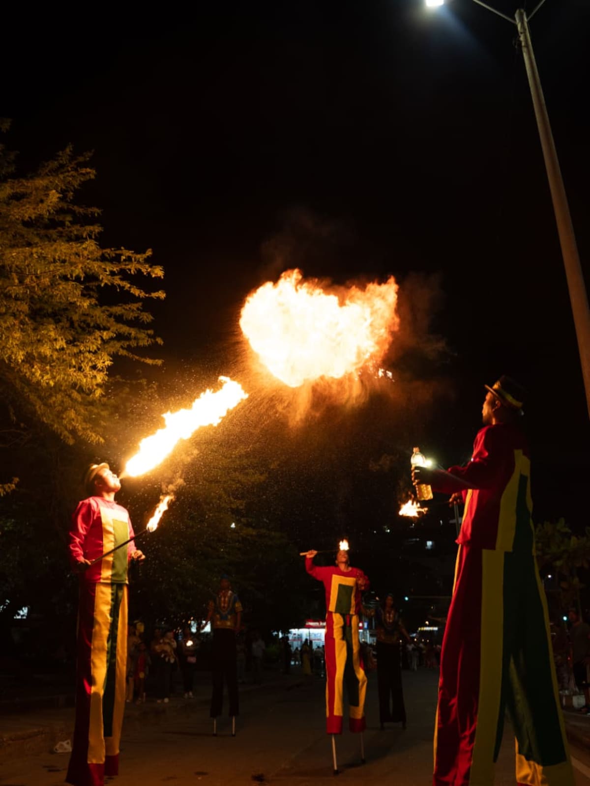 La Gran Noche de Candelas ilumina a Cartagena este viernes. //Foto: Cortesía.