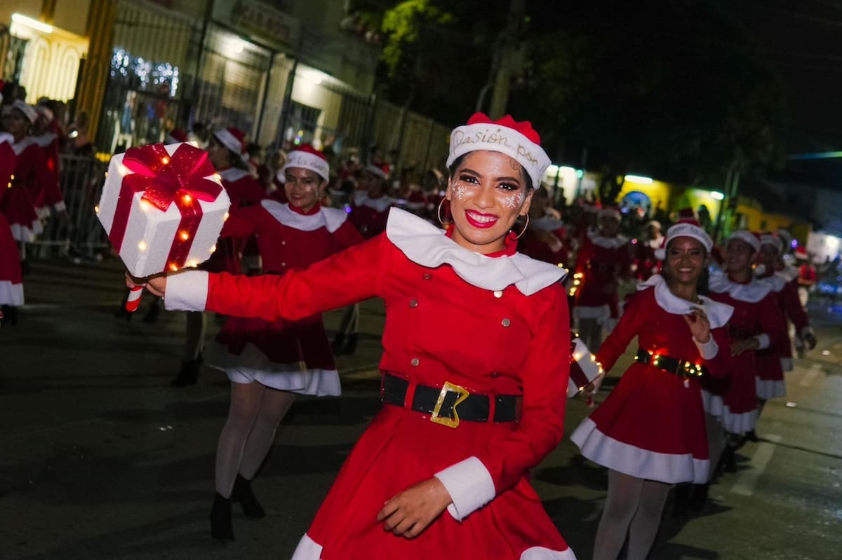 La Gran Parada de la Luz dio inicio a las fiestas decembrinas en Barranquilla.//Cortesía.