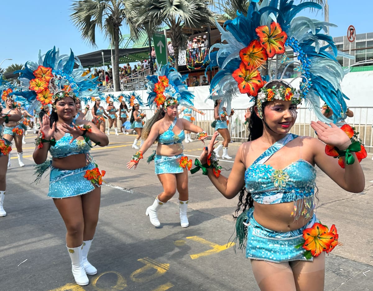 Este lunes en la Vía 40 se llevó a cabo la la Gran Parada de Comparsas de Fantasía del Carnaval de Barranquilla.//Juan M. Cantillo-El Universal.