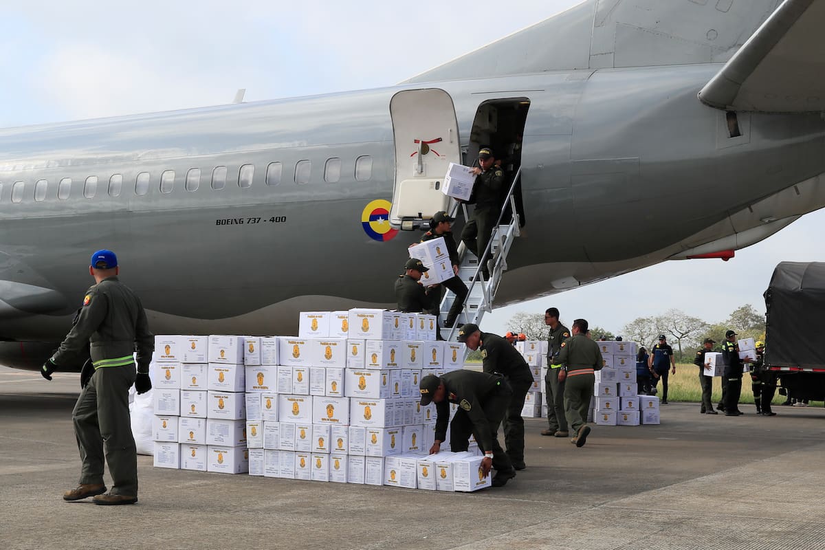Colombia descarta pedir ayuda internacional para atender emergencias por inundaciones. // Foto: EFE/ Carlos Ortega.