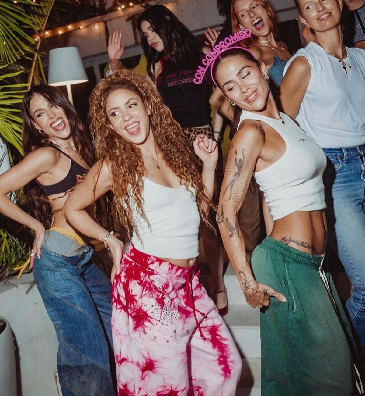 A Greeicy se le vio especial afinidad con Danna Paola y Belinda. //Foto: IG @greeicy.