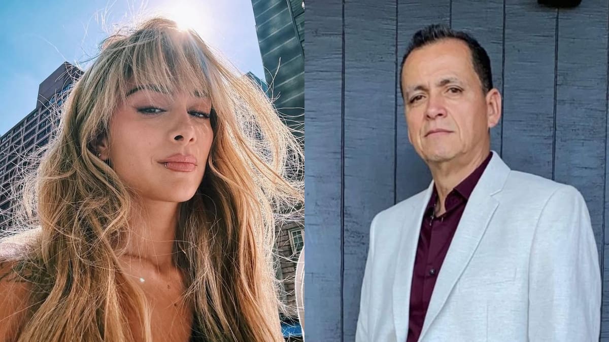 Greeicy Rendon y su papá. // Redes sociales @Greeicy y @luisalbertoelcachorro