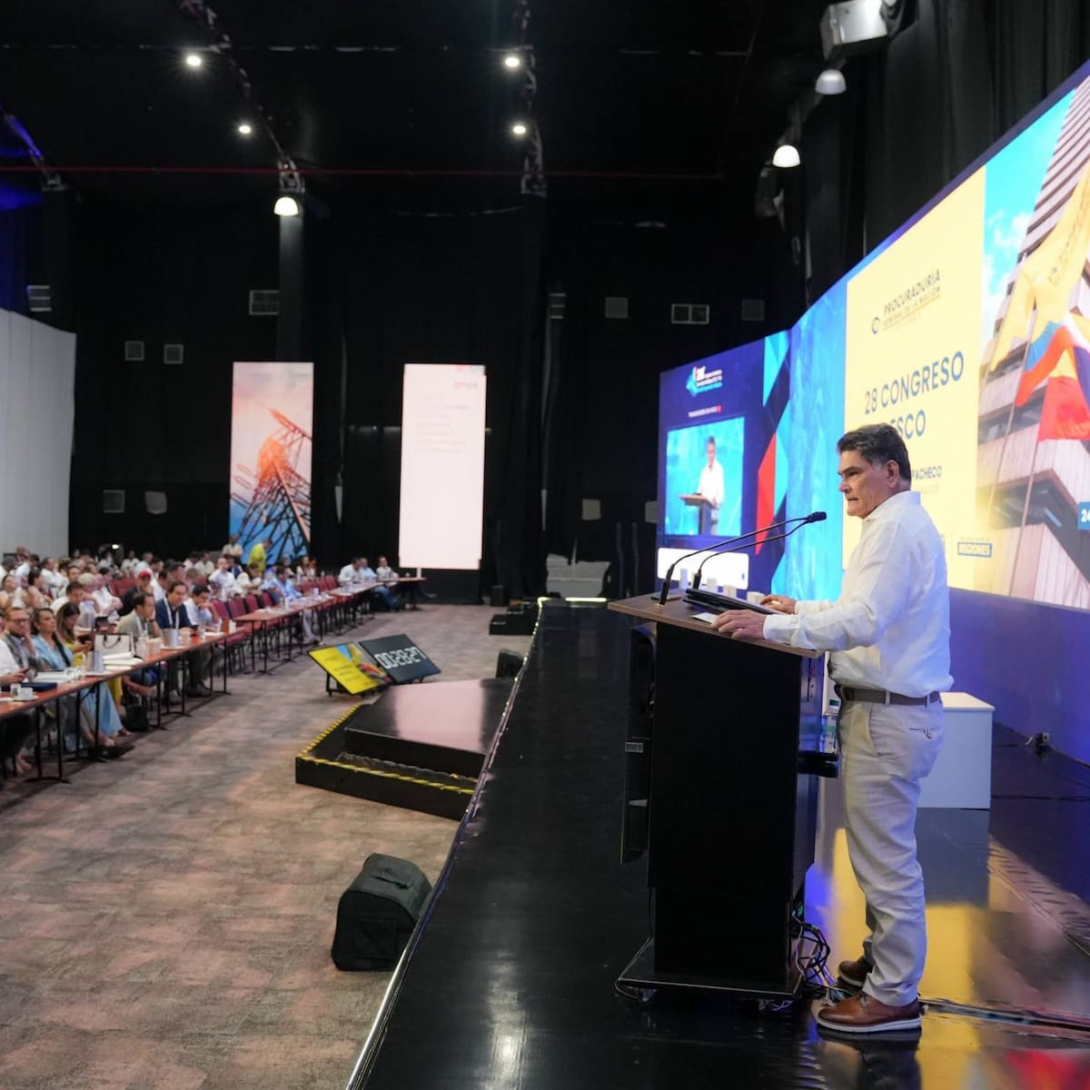 El procurador General de la Nación, Gregorio Eljach Pacheco, estuvo presente en el Congreso de Andesco 2026. // Foto: Cortesía - Procuraduría General de la Nación.