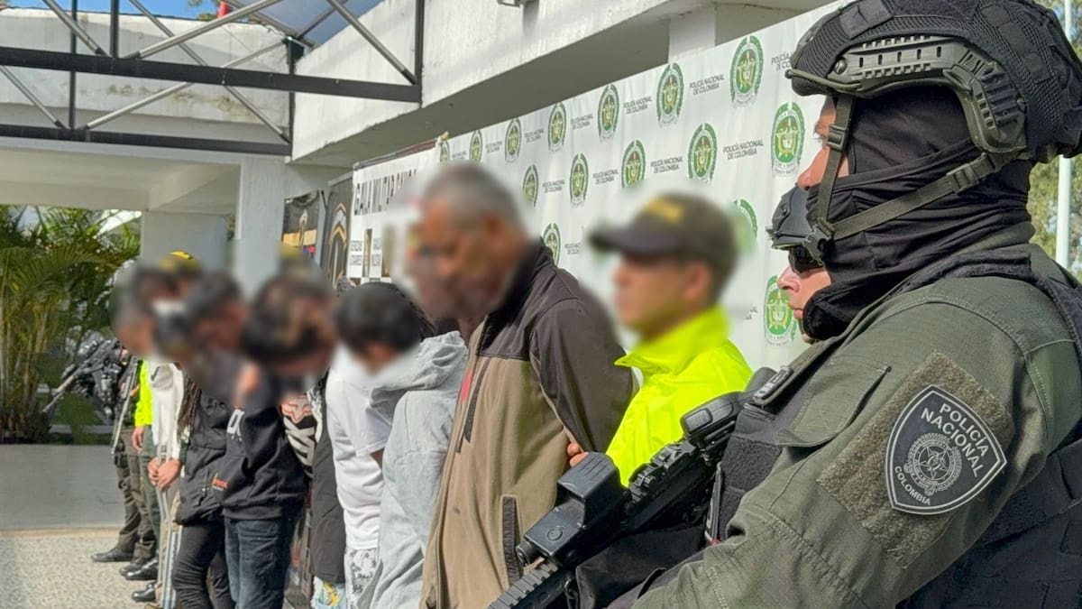 Grupo criminal Los Garra. // Cortesía Fiscalía