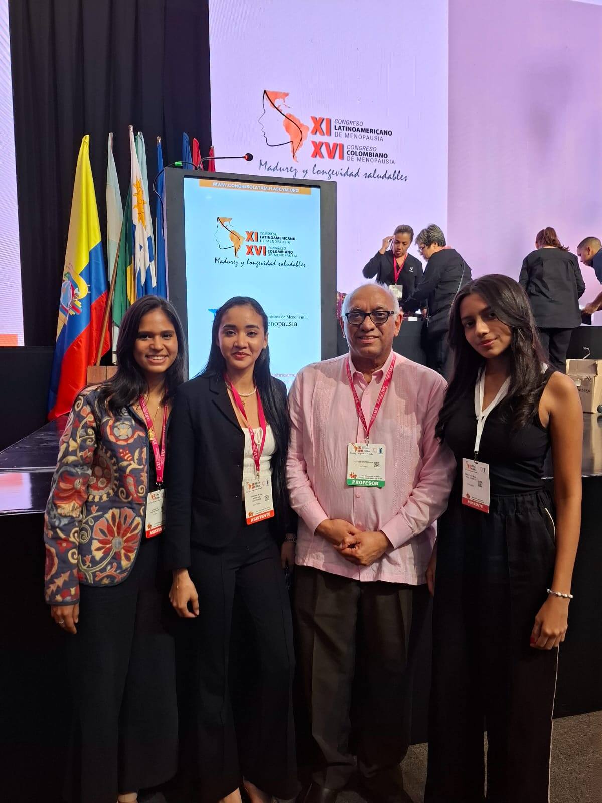 María Quintero Parada, Virginia Romero Gutiérrez, Álvaro Monterrosa Castro y Raiza del Mar Diaz. //Fotos: Cortesía