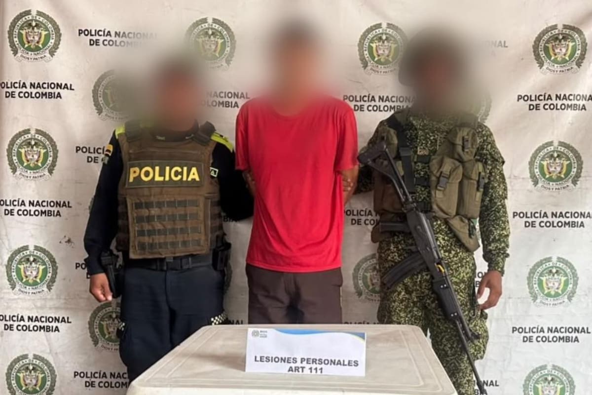 Con machete hirió a 3 personas en Villanueva: capturaron a un guarda de seguridad