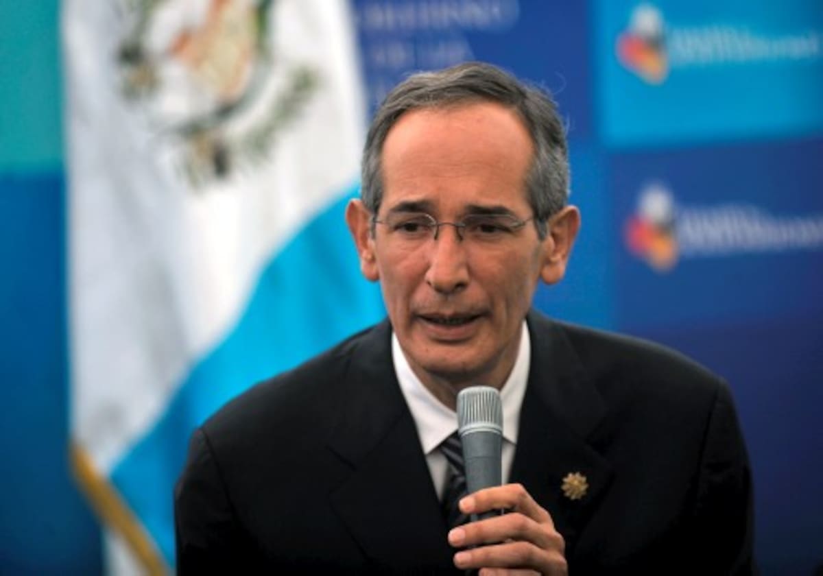Alvaro Colom, presidente de Guatemala. ARCHIVO