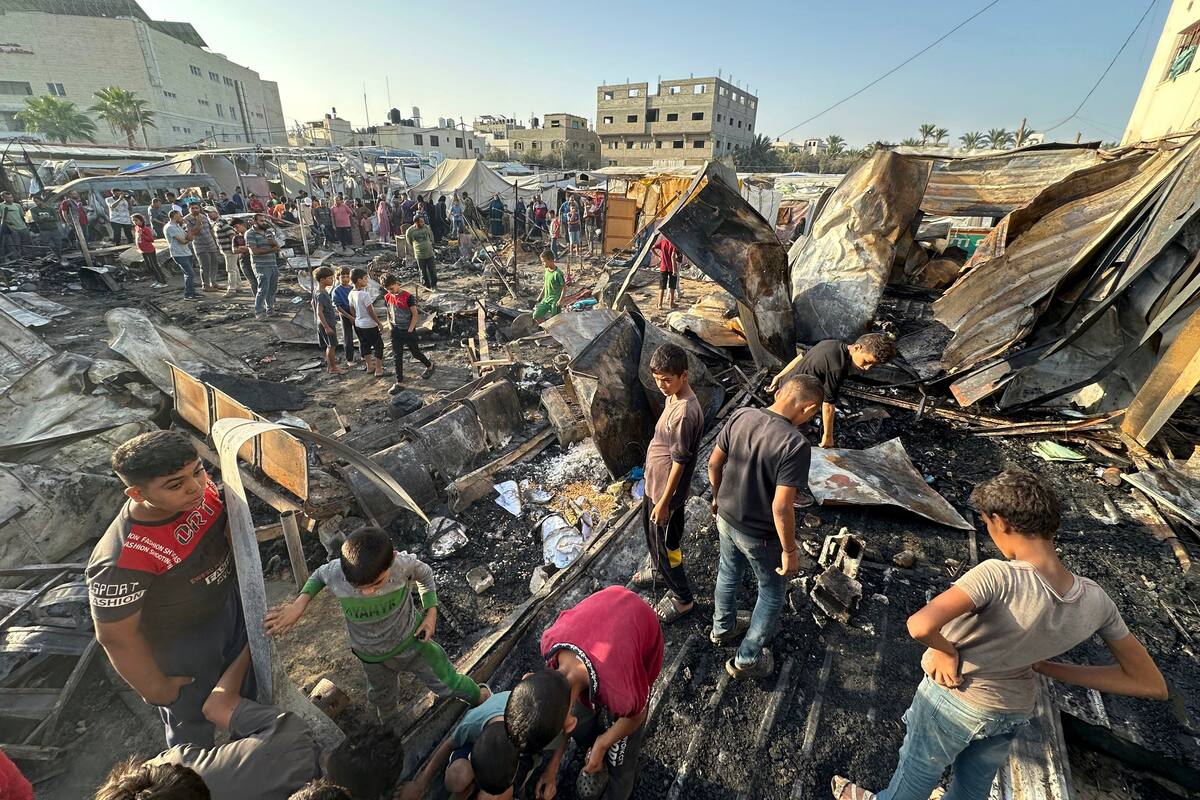 Fotografía de la Franja de Gaza. //EFE