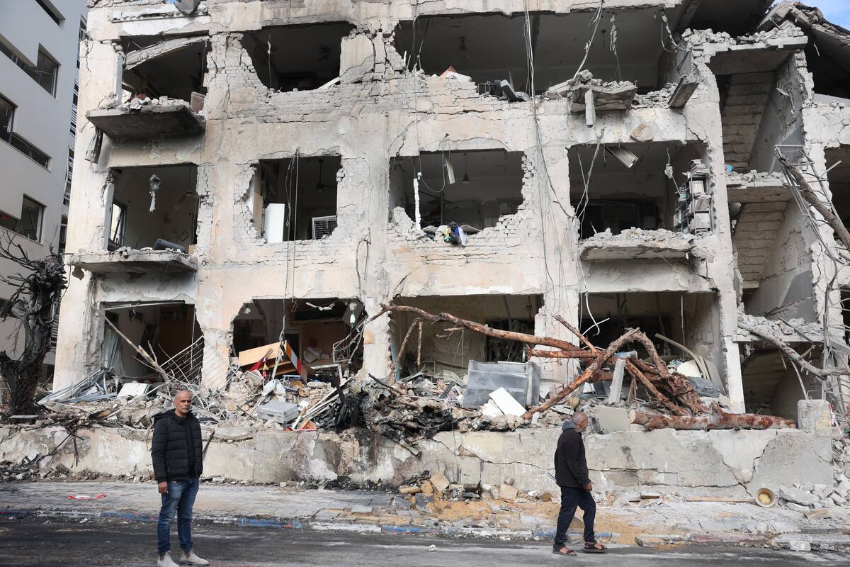 Estragos que ha dejado el conflicto entre Estados Unidos, Israel e Irán. //Foto: EFE.