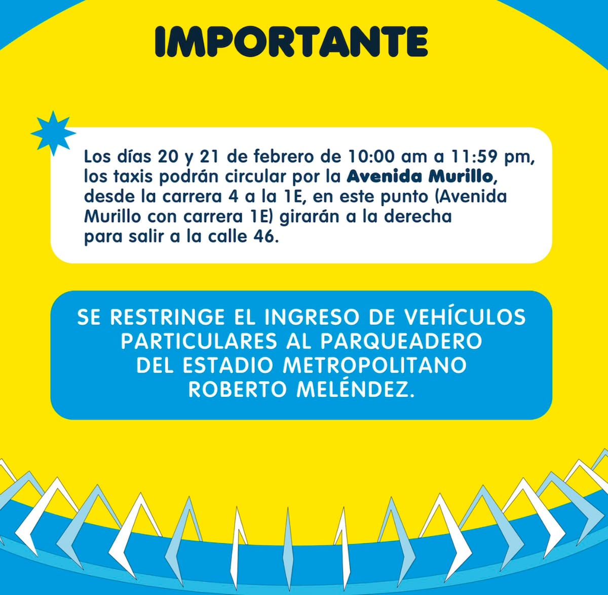 Esta guía es para los taxistas que llevan personal al concierto de Shakira en Barranquilla.//Cortesía.