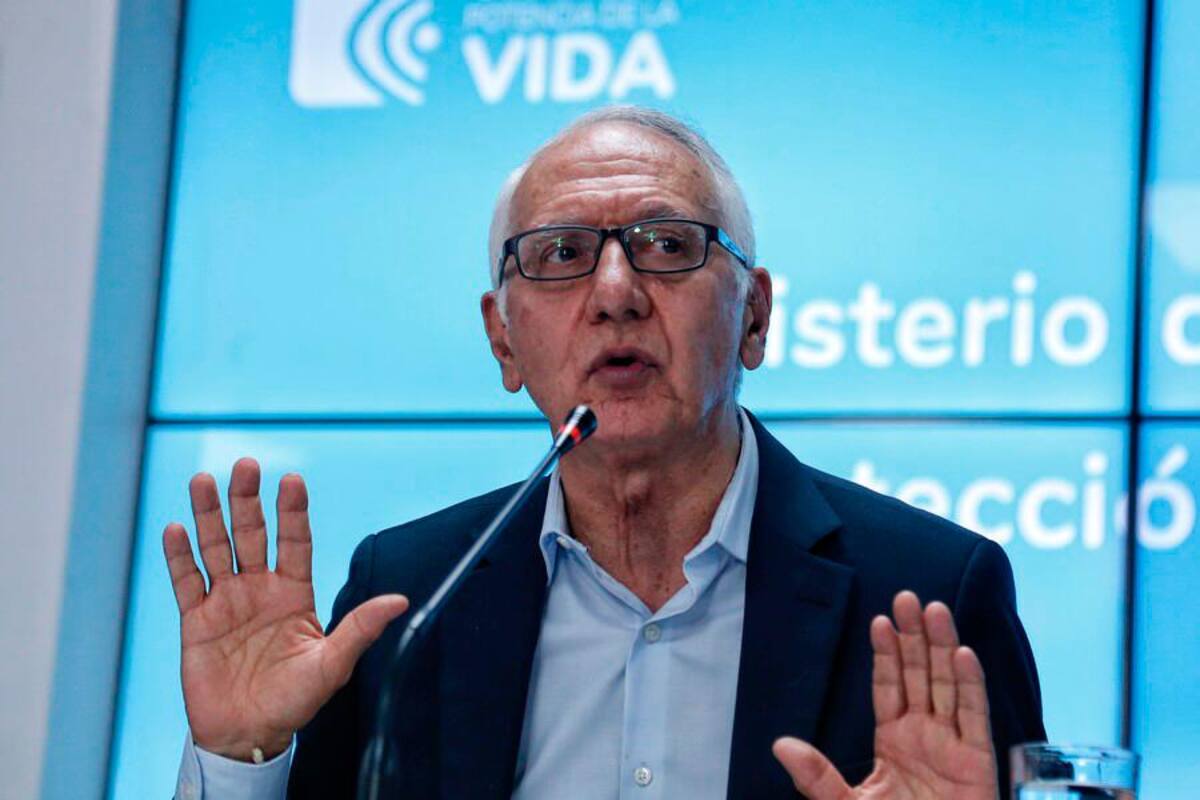 Guillermo Alfonso Jaramillo, ministro de Salud. // Foto: archivo
