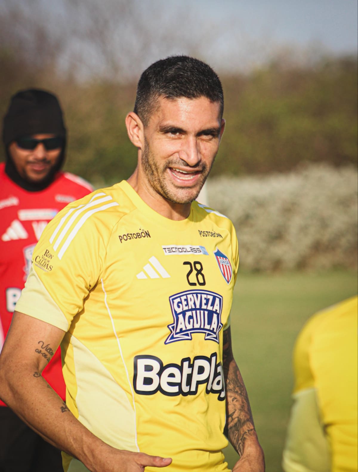 Guillermo Celis sería una de los novenas de Junior para el juego ante América de Cali de este miércoles en el estadio Romelio Martínez.//Cortesía @JuniorClubSA.