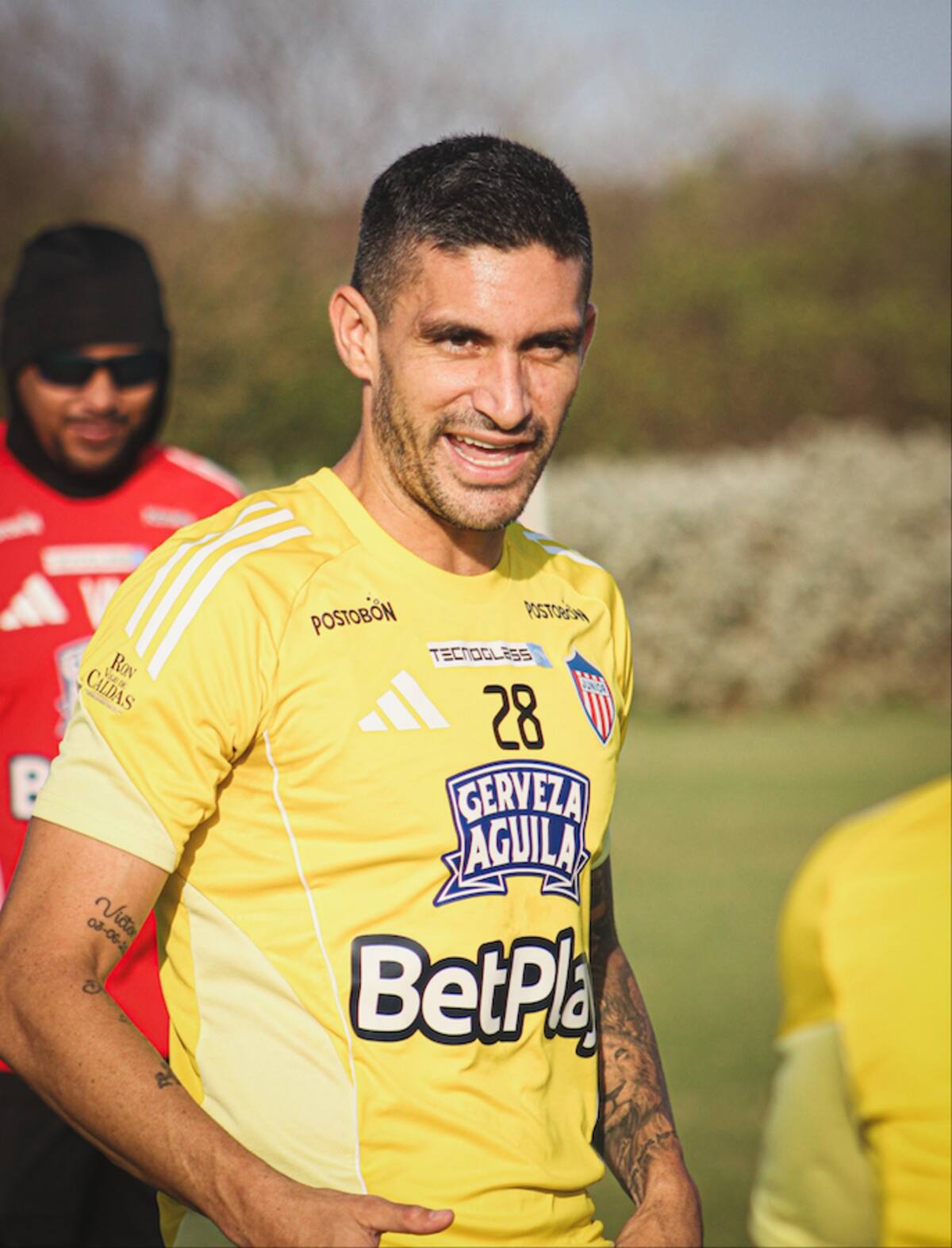 Guillermo Celis, volante de Junior de Barranquilla.//Cortesía @JuniorClubSA.