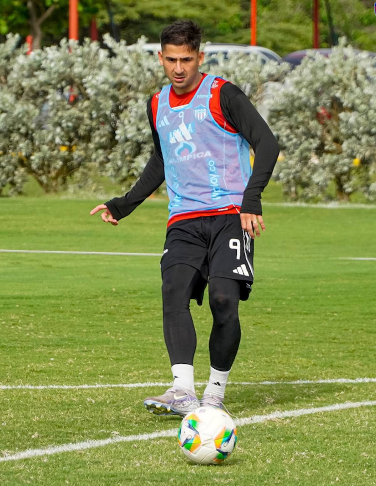 El delantero Guillermo Paiva, regreso a una convocatoria con Junior luego de recuperarse de una lesión.//Cortesía.