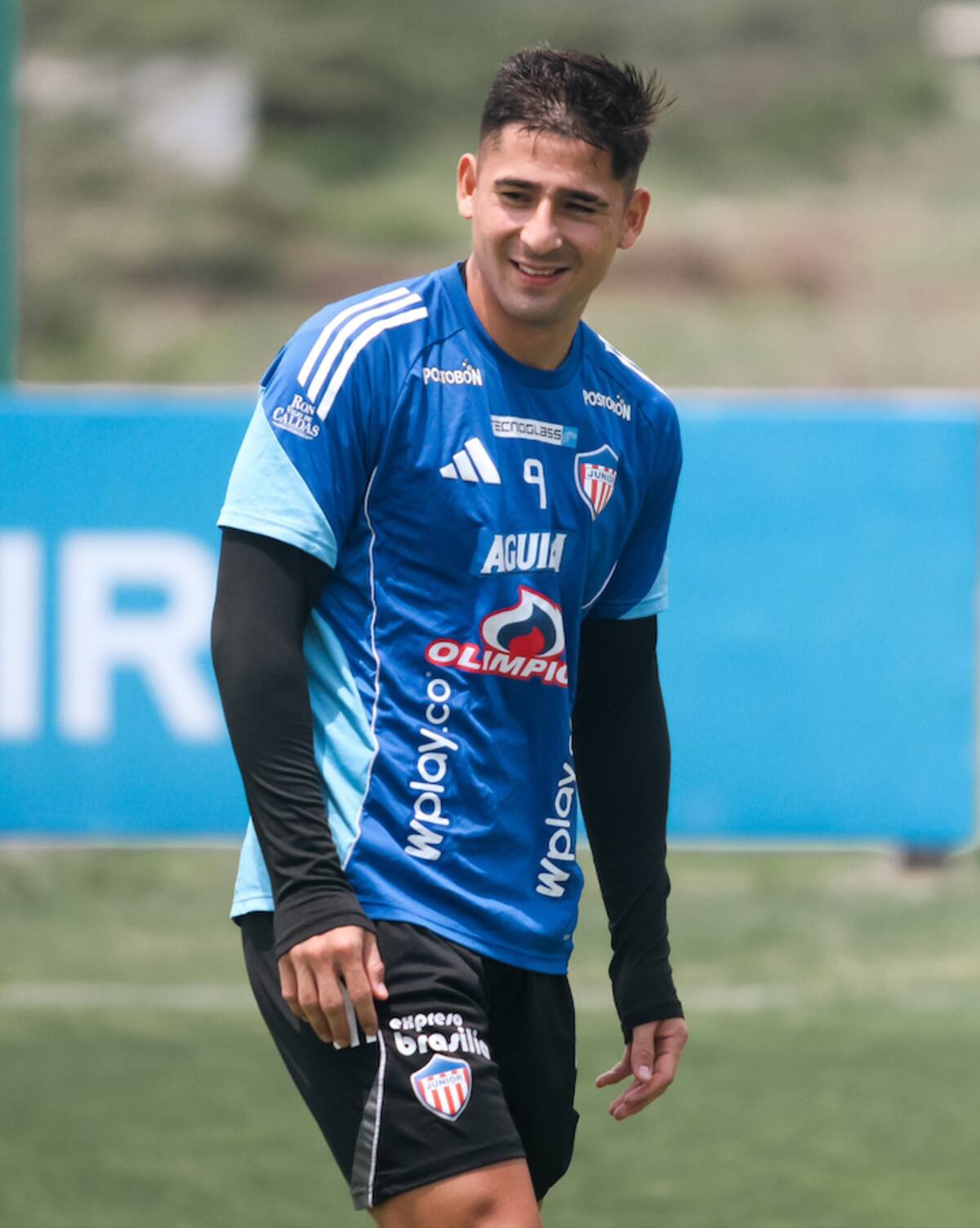 Guillermo Paiva, atacante de Junior, que seguramente será titular este domingo ante el Independiente Medellin.//Cortesía.