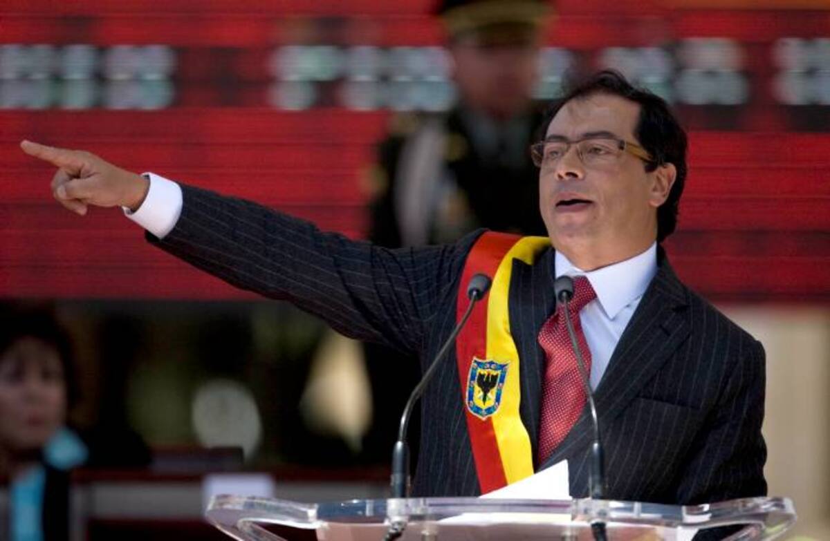 Gustavo Petro, alcalde de Bogotá AP William Fernando Martinez