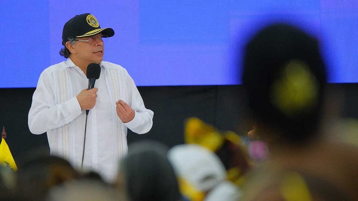 Gustavo Petro, presidente de Colombia. // Foto: cortesía de Presidencia