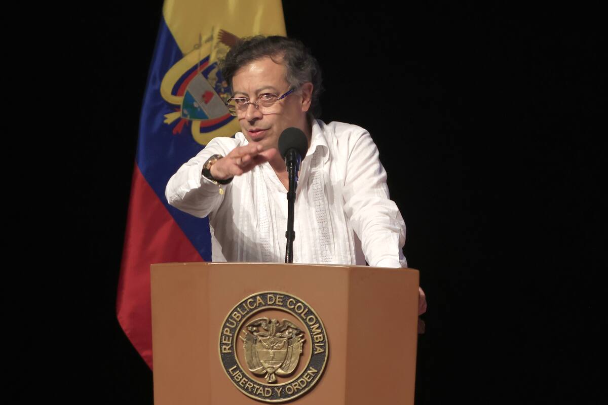 El presidente de Colombia, Gustavo Petro. // EFE.