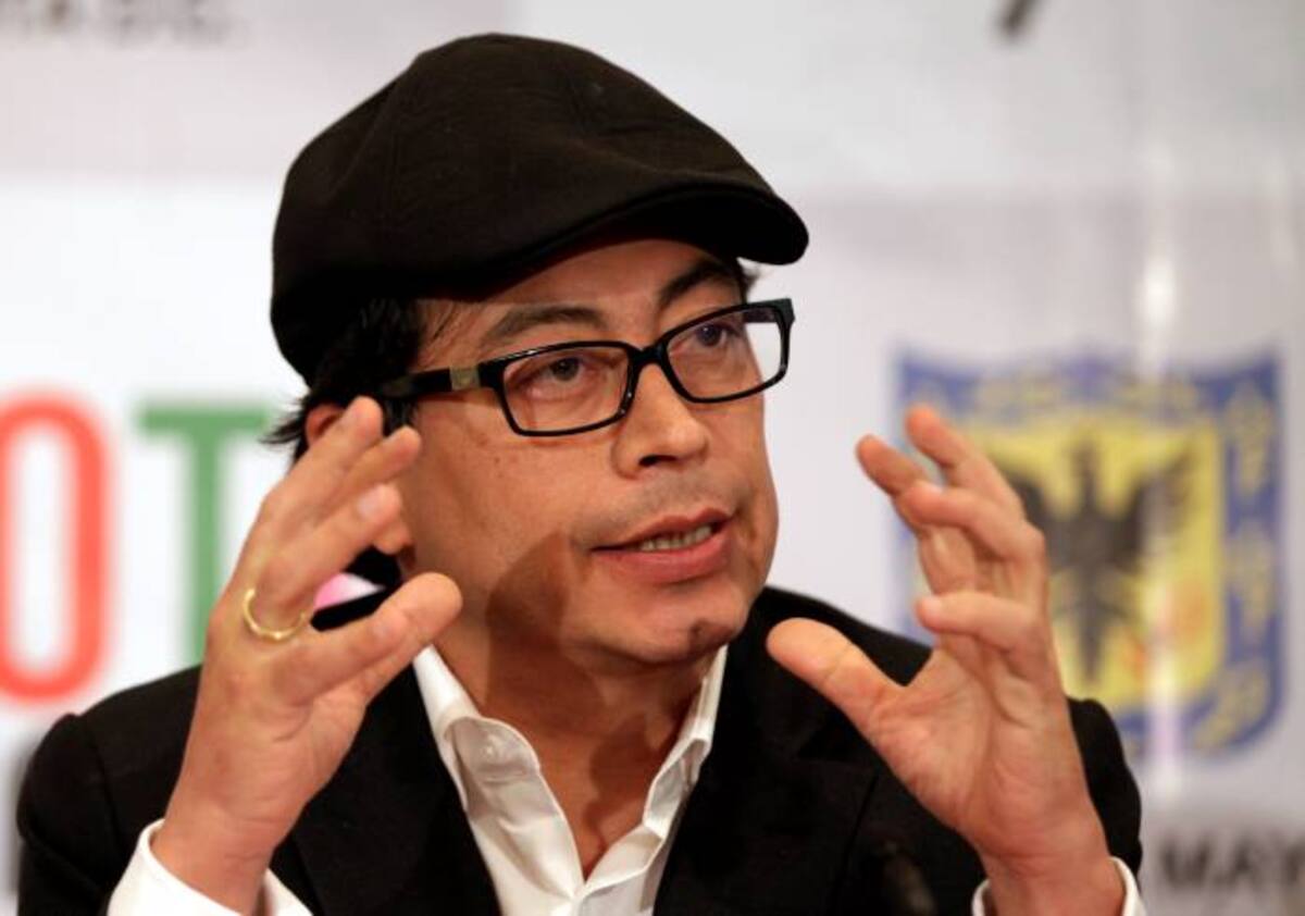 Gustavo Petro, alcalde de Bogotá. AP Fernando Vergara