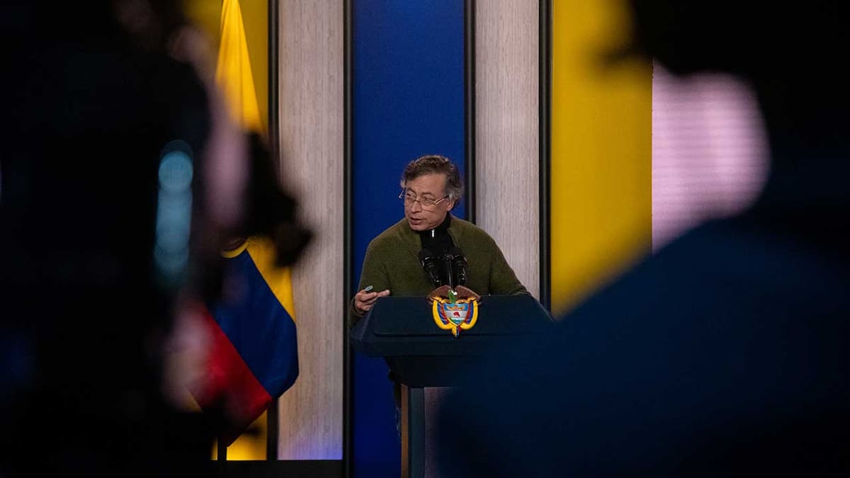 Gustavo Petro , presidente de Colombia. // Foto: cortesía de la Presidencia de la República.