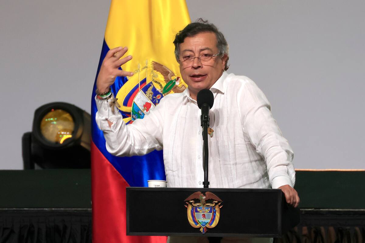 El presidente de Colombia, Gustavo Petro. // Foto: EFE