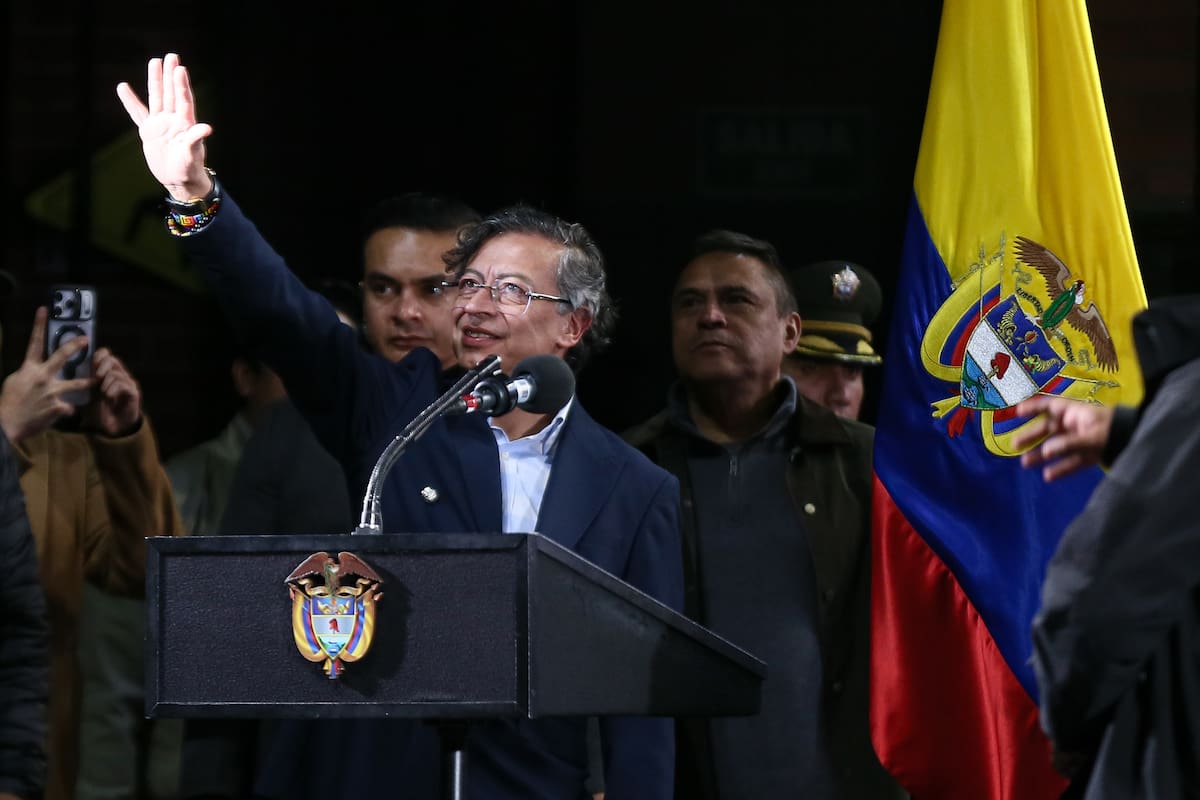 El expresidente de la República, Gustavo Petro, durante un evento público. // Foto: Colprensa - Lina Gasca.