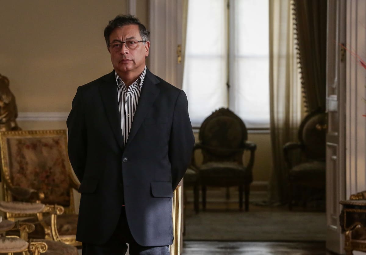 Petro endurece ataque contra cortes y Fiscalía por decisiones. // Colprensa - Catalina Olaya.