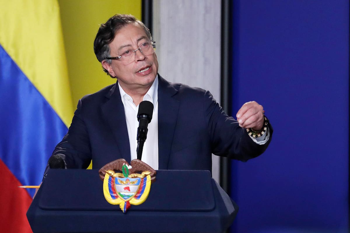 Presidente de Colombia, Gustavo Petro. // Foto: EFE/ Carlos Ortega.