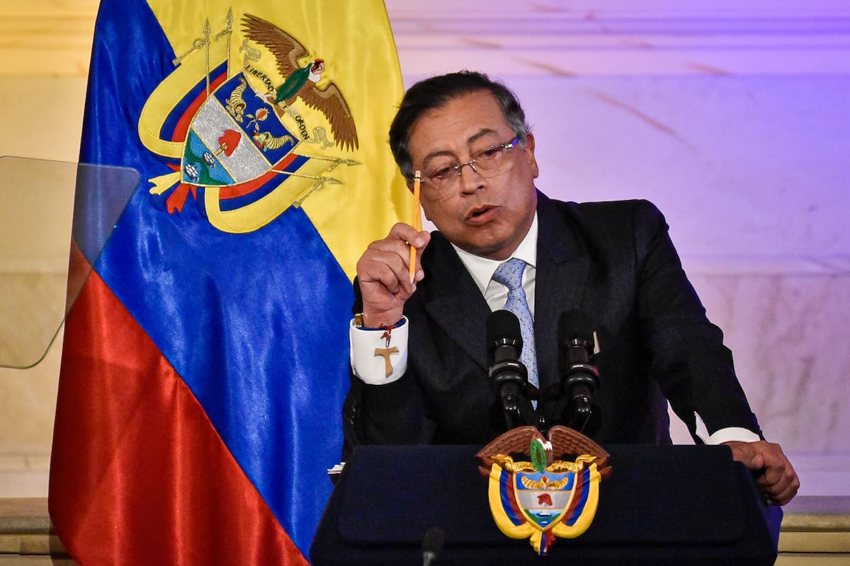Gustavo Petro, presidente de Colombia. // Foto: Colprensa