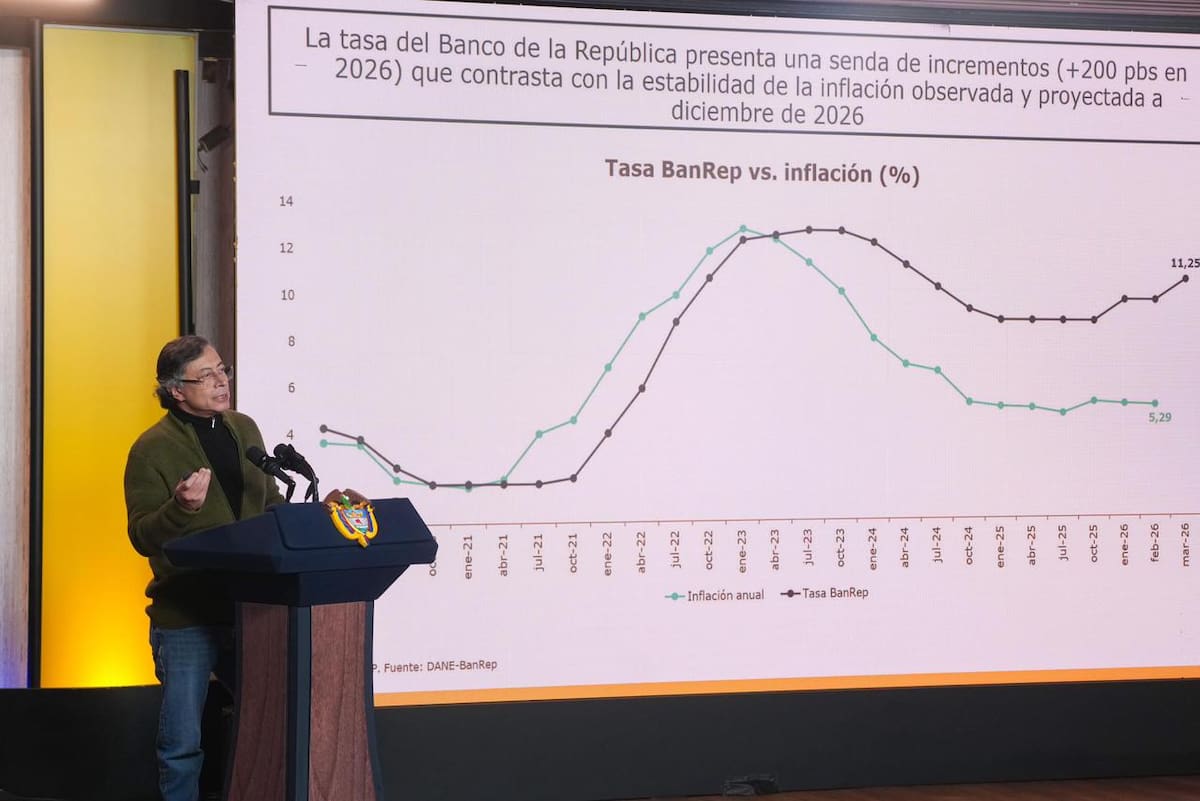 Petro anuncia nueva reforma tributaria tras alza de tasas: advierte posible emergencia económica.
Foto: Presidencia.